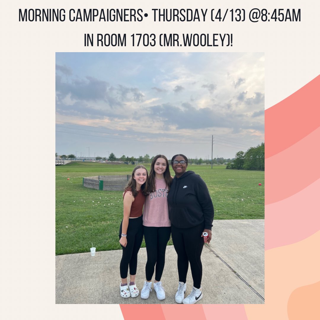 Join us for Bible Study, Breakfast, and fun! 🎉🎉
See you tomorrow!