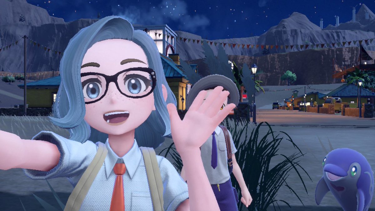 Beanbo07's tweet photo. The photo feature in Pokémon Scarlet and Violet may be my favorite feature in a Switch game 😂 https://t.co/8eqInPefhu