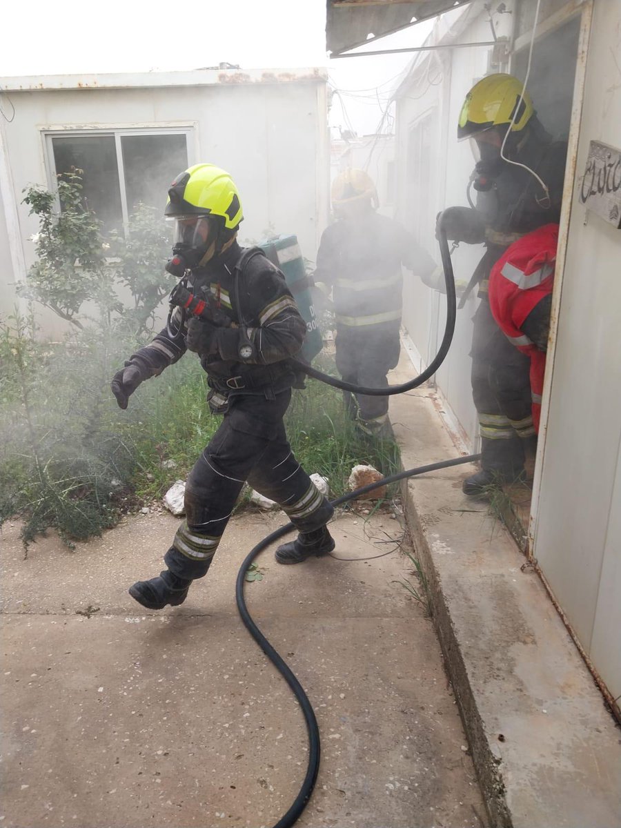 irishpolbatt's tweet photo. "Train for the Worst and hope for the Best". That's the moto our fire crew have been putting into practice over the last few weeks. Constantly pushing their bodies and equipment to the limit so they are fully prepared for all eventualities. https://t.co/04xj59MUyS