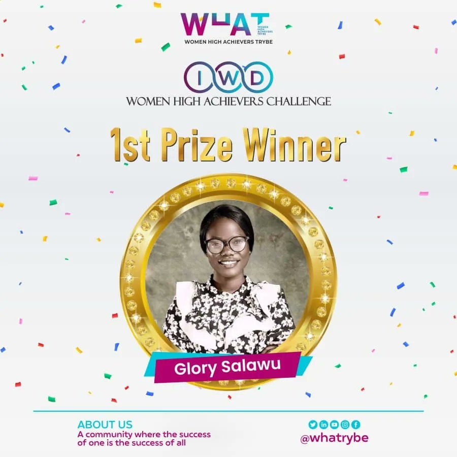 WHATRYBE's tweet photo. Congratulations, ladies✨ 

You have also won the WHAT t-shirt and a feature on our radio plus a free invite to our hangout. 

Congratulations to everyone who joined the challenge.

You are all winners!

#Whatrybe #womenhighachieverstrybe  #Whatrybechallenge #winningwomen https://t.co/s38OmLXf8o
