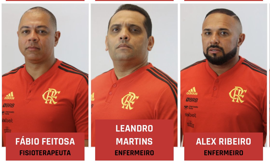 Trying to work out which of the backroom employees listed on Flamengo's website wants to beat me up the most