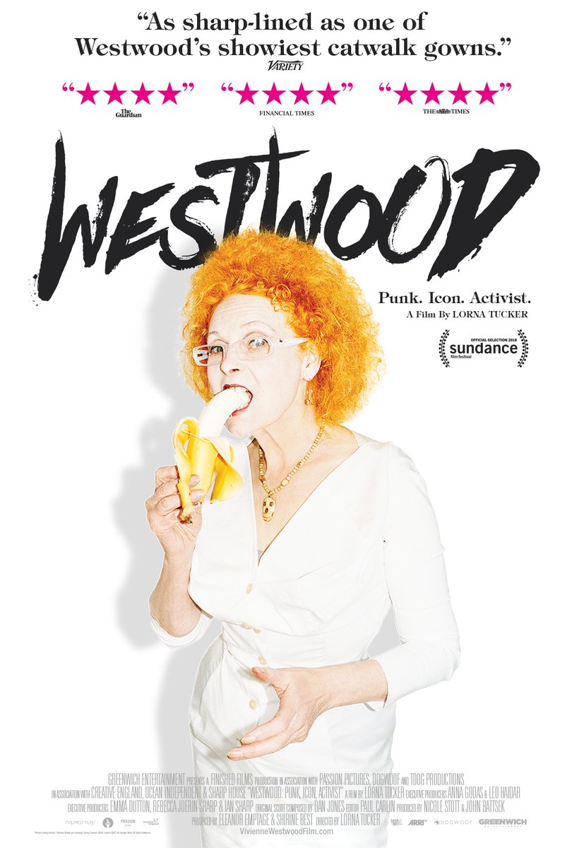 CinemArts presents Westwood! For the first time ever, The Guildhall will play the role of cinema. Order a glass of wine and listen to some of Dame Vivienne's favourite music before sitting back and enjoying the acclaimed documentary, Westwood. yorkfashionweek.com/event/cinemart…