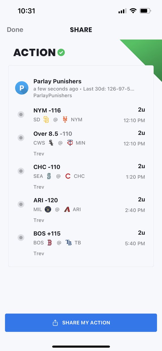 ChiSoxJeff's tweet photo. Plays for today so far, possible for adds on the card, will keep you guys updated #sportsbetting #mlb #vegas #gamboling https://t.co/fc6lkbNeTi