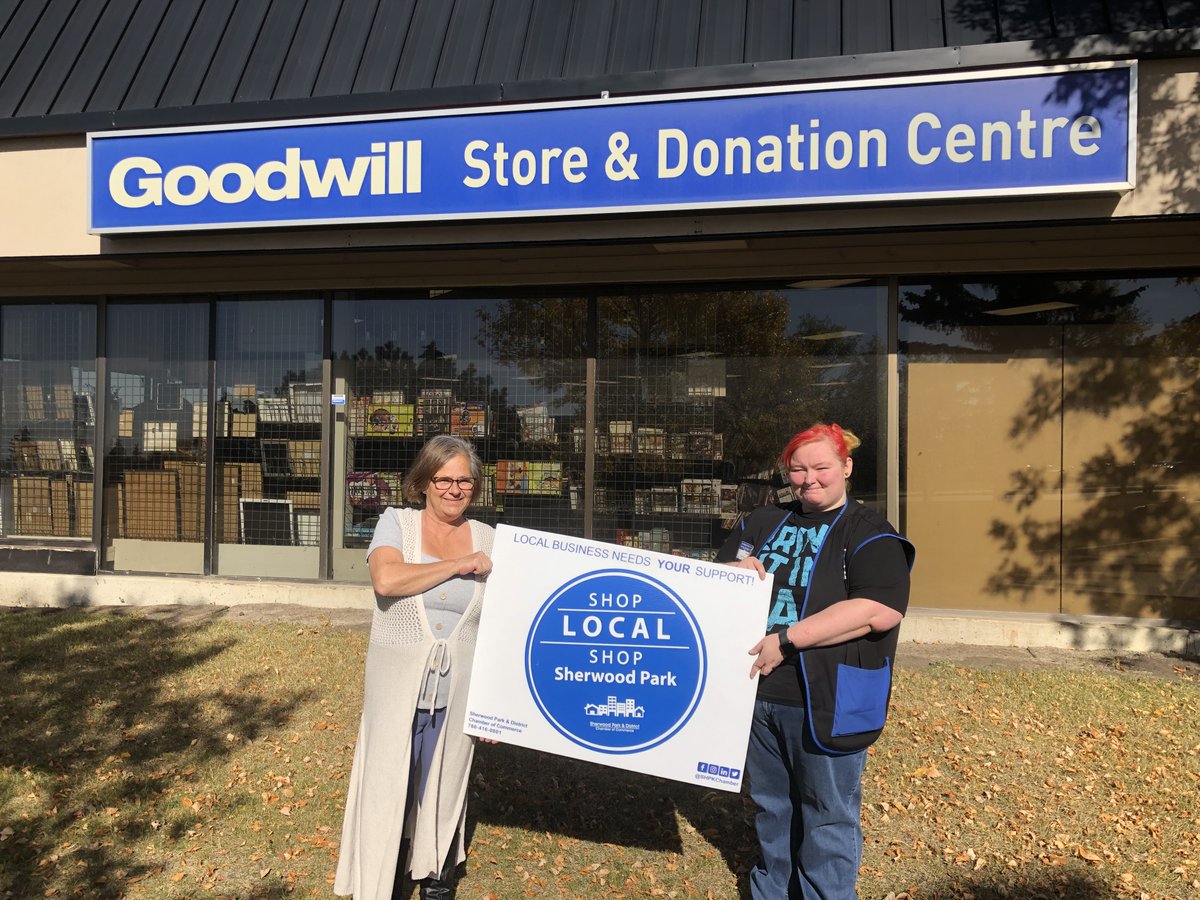 shpkchamber's tweet photo. Win a $100 gift card from @GoodwillAB! In partnership with participating members, we will be giving away $2,000 in gift cards from 20 local businesses to one lucky winner! To enter, fill out a form at https://t.co/LTBcjJct4w
#Shoplocalshpk #shoplocal #shpk #strathco https://t.co/MRj5myRHRL