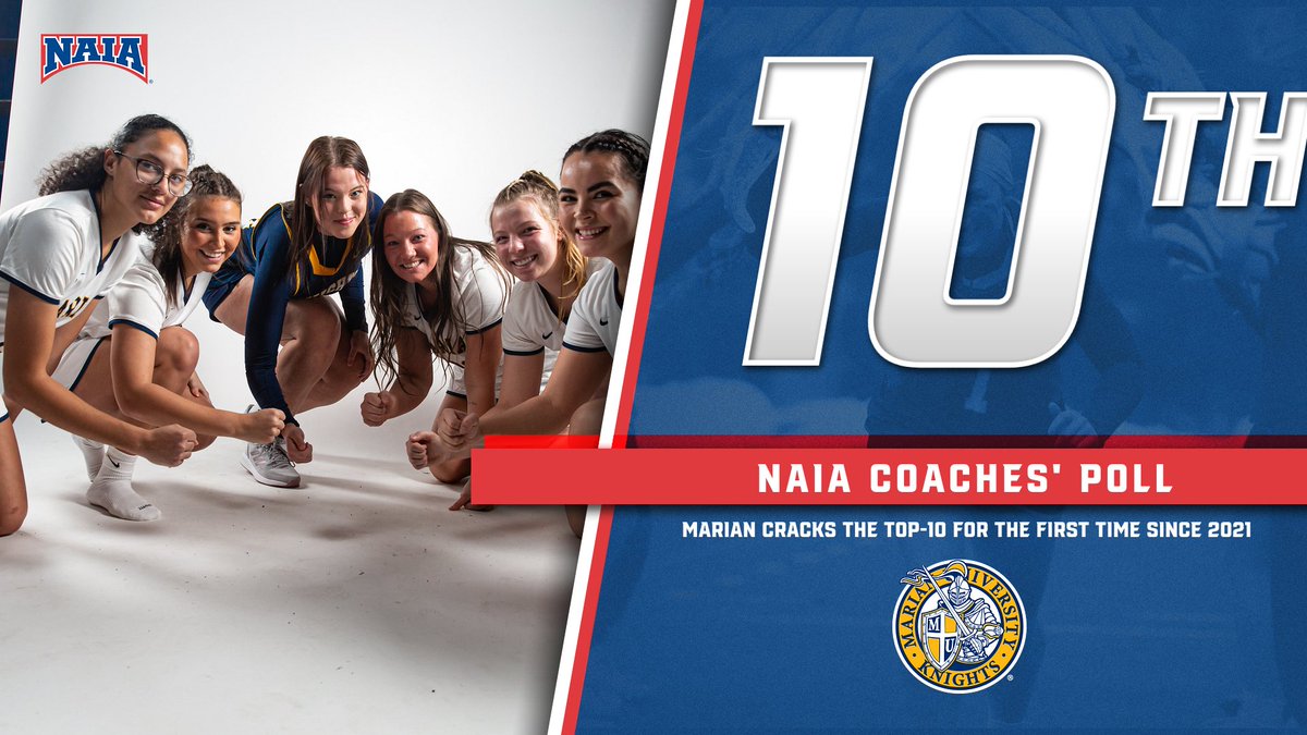 🚨RANKING UPDATE🚨

It's been over two years in the making, but <a href="/MarianULacrosse/">Marian Lacrosse</a> has finally cracked back into the top-10 of the <a href="/NAIA/">NAIA</a> Women's Lacrosse Rankings!

Big week ahead as Marian plays Bethel and No. 3 Lawrence Tech!

🔗: naia.org/sports/wlax/20…