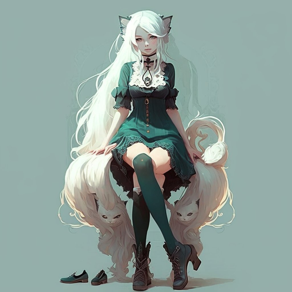 edieskyeauthor's tweet photo. Meanwhile this inaccurate-attempt-at-Sloan looks Totally Done With This Party and is about to sic her spectral wizard cats on the next person who annoys her. #AIArt #Goofery https://t.co/I1OzuGRzZn