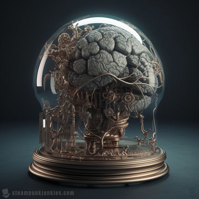 steampunkjnkies's tweet photo. Brain in a jar sculpture https://t.co/cJmNxsjXCb #braininajar #brain https://t.co/7zEfauu5R8