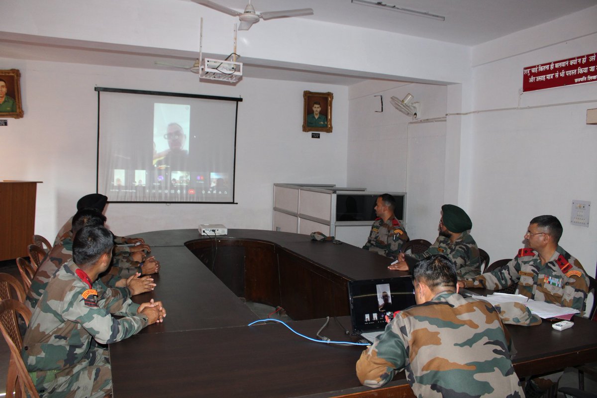 Jkra_Group's tweet photo. JAK RIF Regimental Centre successfully conducted  a three day  ASAAN application training capsule on video conference for all the Battalions of the Regiment specially designed for the data management of  Agniveers #ASAAN #Agnipath #IndianArmy https://t.co/4BAED1Kk1E