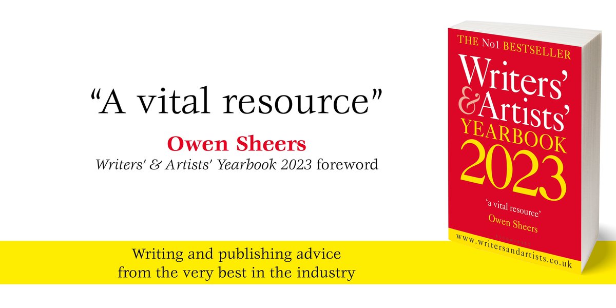 📚 Want to win a copy of the Writers’ & Artists’ Yearbook 2023? We’re running a #BookGiveaway on our Instagram account for this valuable resource for writers (UK only). See instagram.com/p/Cq8Mkw9otV-/ for details - and good luck! 🤞🏼 #WriterWednesday #WritingCommunity