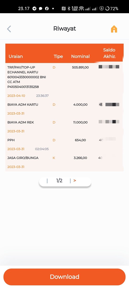ariedarma1's tweet photo. @BNICustomerCare  #BUMNUntukIndonesia kok lumayan banyak potongan bulanan nya BNI ni pak @erickthohir beda sama dengan bank BUMN yg lain? Kenapa ya? Apa mau bangkrut? https://t.co/ezssrqwsoq