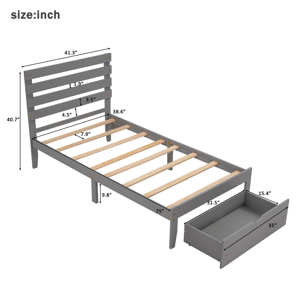 The twin size gray platform bed with drawer is ideal for your kids' comfort. It comes with tons of storage space and extra drawers to store all the things you need.

SHOP NOW 🛍️👇

casatrail.com/products/twin-…

#kidsbed #kidscomfort #kidsbedroom #kidsbedding #kidsdecor #kidsbedrooms