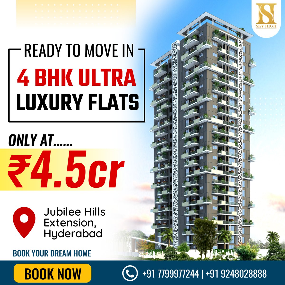 hyd_properties's tweet photo. Contact Us: 7799977244, 9248028888
4BHK Ultra Luxury Flats @ Jubilee Hills Extension, Hyderabad.
Only at - Price - 4.5 Cr
https://t.co/tyP9wozP9P
#flatforsale #flatforsaleinhyderabad #hyderabadrealestate #realestateagency #investment #business https://t.co/tvWTWZQii5