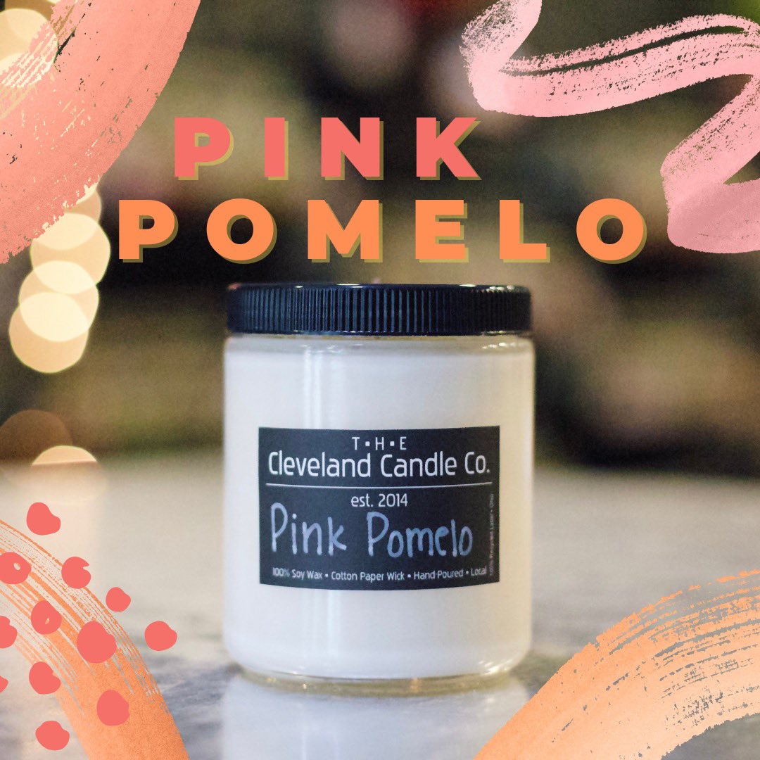 CleCandleCo's tweet photo. Pink Pomelo is back! 💖

One of our most popular and loved scents, Pink Pomelo is a deliciously sweet, yet fresh, blend of pink pomelo and bright strawberry 🍓

Shop in-store and online to get yours today! 

https://t.co/pPkFYKlI01 https://t.co/CMRuGqr6Zh