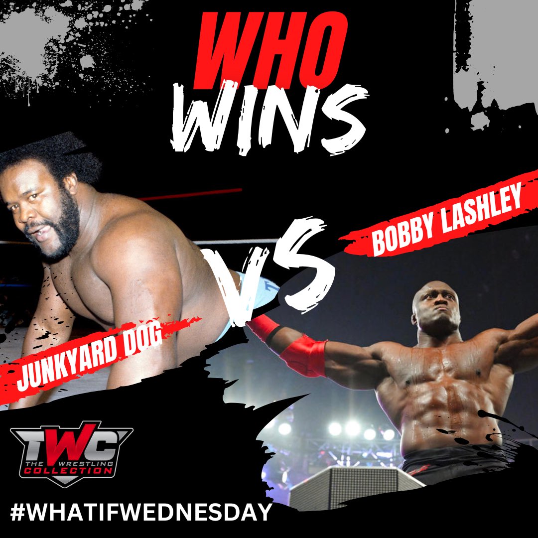 followjyd's tweet photo. Mid-South Junkyard Dog vs @fightbobby  Who walks away with the W? #WhatIfWednesday https://t.co/FZZcjkYgBU