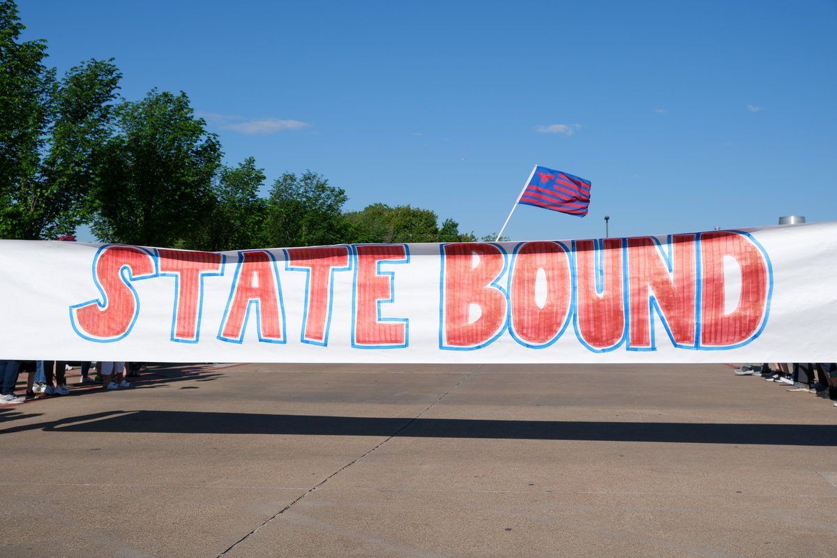GCISD's tweet photo. Good luck to @_onemustang  as they head to the @uiltexas State Tournament. Join us on Thursday (4/13) at 9:30 a.m. in Georgetown to watch these girls play against Smithson Valley! #WeAreGCISD https://t.co/vCJQiiky0o