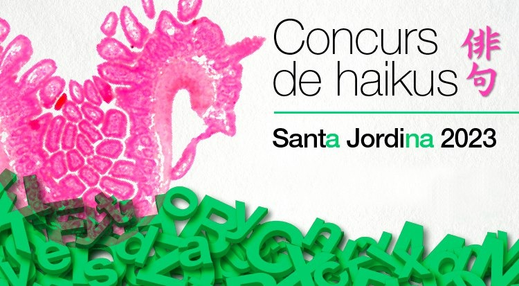 La poesia és una manera d'expressar pensaments i ajuda a millorar el benestar emocional

Una forma senzilla d'escriure'n són els haikus, amb els quals pots participar al concurs #SantJordICS de l'<a href="/icscat/">ICS. Generalitat</a> 

El meu:

igualtat, salut
són paraules femenines
Et dono més pistes?
