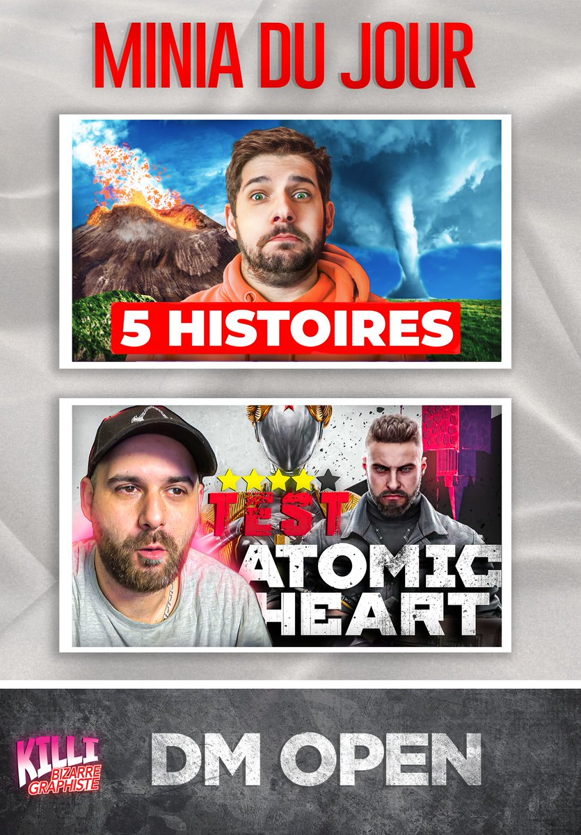 Killigraphiste's tweet photo. Petit post ! Ça faisais quelques temps que j'avais rien mis🙃
RT ♻️& Like❤️apprécié
#thumnails #miniatures #chercheclient #photoshop #art #artwork https://t.co/bChK2e4qEZ