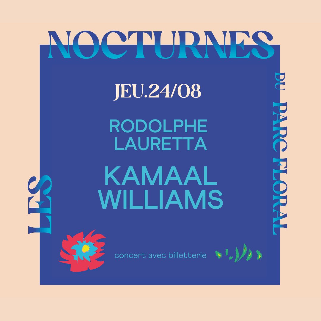 🌙 𝗣𝗥𝗢𝗚𝗥𝗔𝗠𝗠𝗔𝗧𝗜𝗢𝗡 𝗡𝗢𝗖𝗧𝗨𝗥𝗡𝗘𝗦 𝟮𝟬𝟮𝟯 🌙 Cette année, nous vous réservons une soirée exceptionnelle ! Une nocturne Jazz le jeudi 24 août avec @kamaalwilliams et @Rod_Lamarqua en première partie Infos + billetterie ici 👉 linktr.ee/festivalsdupar…