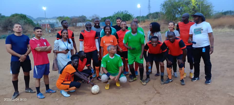 FlorenceDuku's tweet photo. Sports time " we are  delivering the world where every young person's potential is fulfilled" @AyubMaswa @OyetOcen @BusiriJulius @IamDataGordon @MaureenHirwa @MceeMatip https://t.co/p0hk41S3mL
