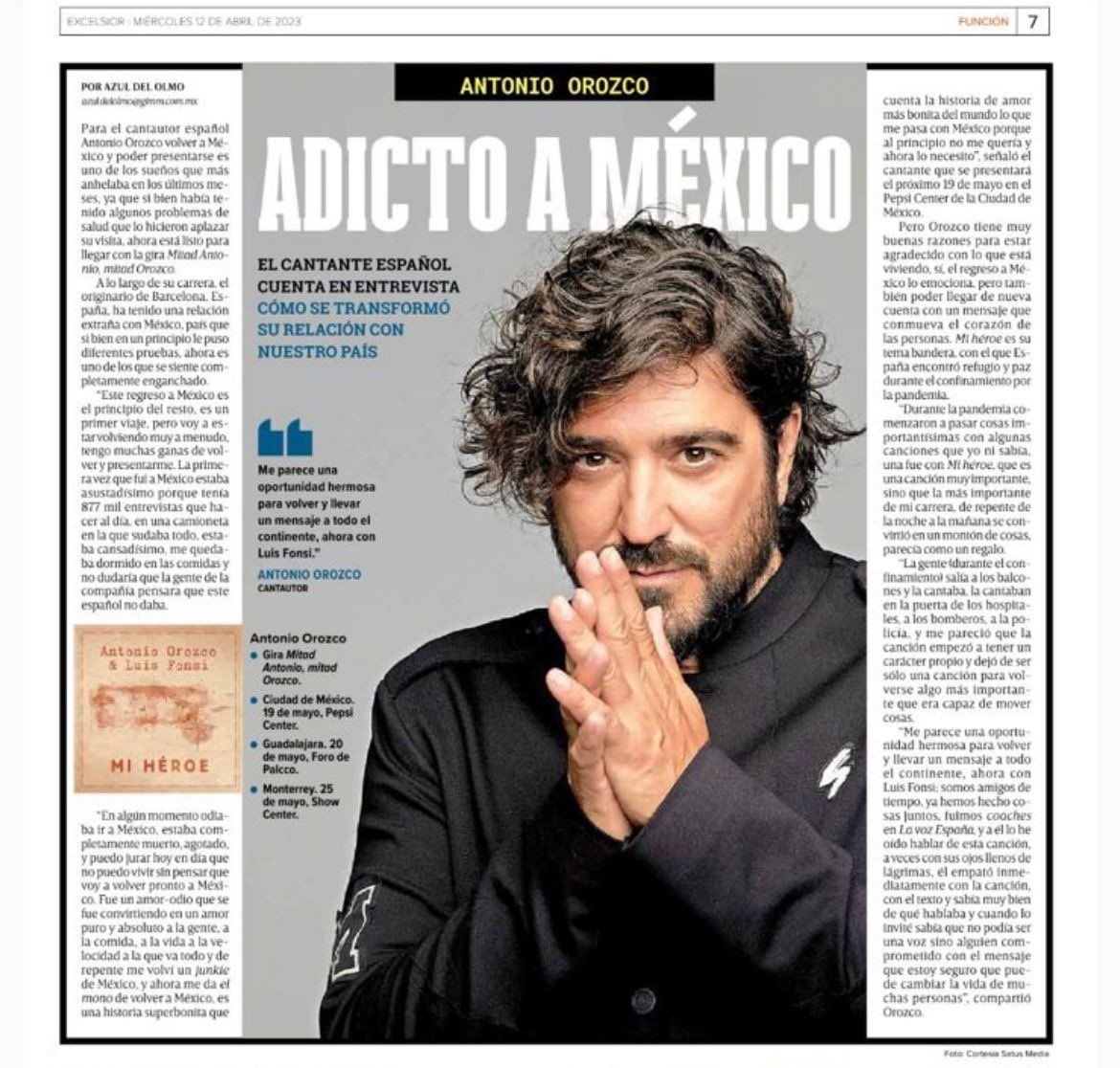 Antonio Orozco tweet media