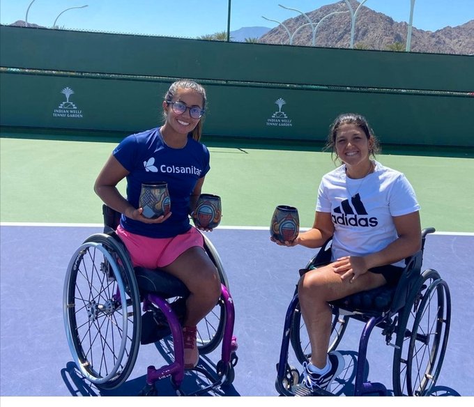 #TenisSobreSilladeRuedas ¡FLORENCIA MORENO LA ROMPIÓ EN EL INDIAN WELLS TENNIS GARDEN! 🔝

🇦🇷 La tenista argentina ganó el torneo de dobles y fue finalista en Singles

✅ En pareja con Angelica Bernal 🇨🇴 le ganó por doble 6 - 4 a Cabrillana 🇨🇱 y Shuker 🇬🇧