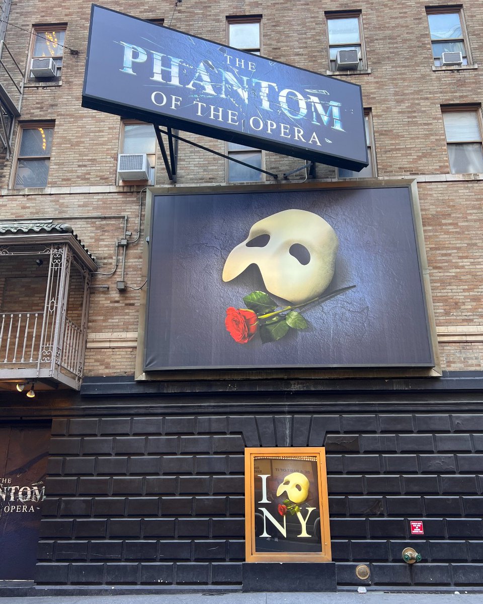 PhantomOpera's tweet photo. Our city, our home, we love you New York. #PhantomBroadway https://t.co/zLkwLTzjqe