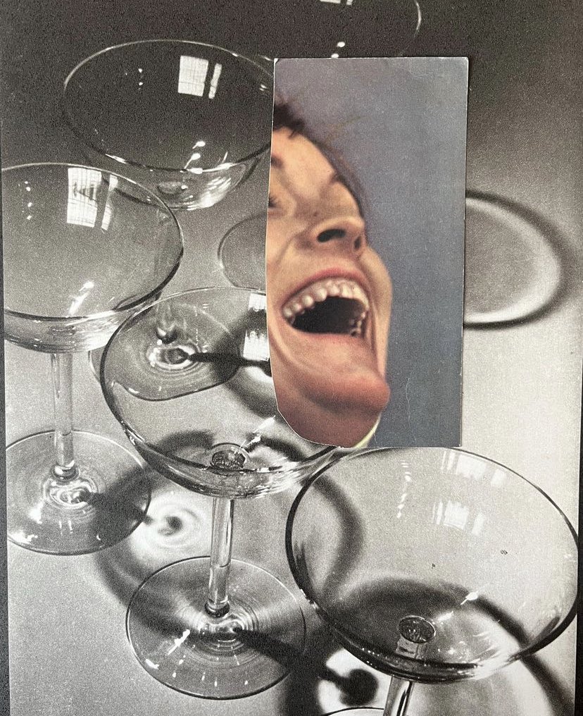 pazcontemporary's tweet photo. …when it is thirsty / it licks away 
the tears of dreams.

#hildedomin, from Unicorn 
translated by #agnesstein

Collage by Daiva Visockyte https://t.co/cSQCB5ONVC