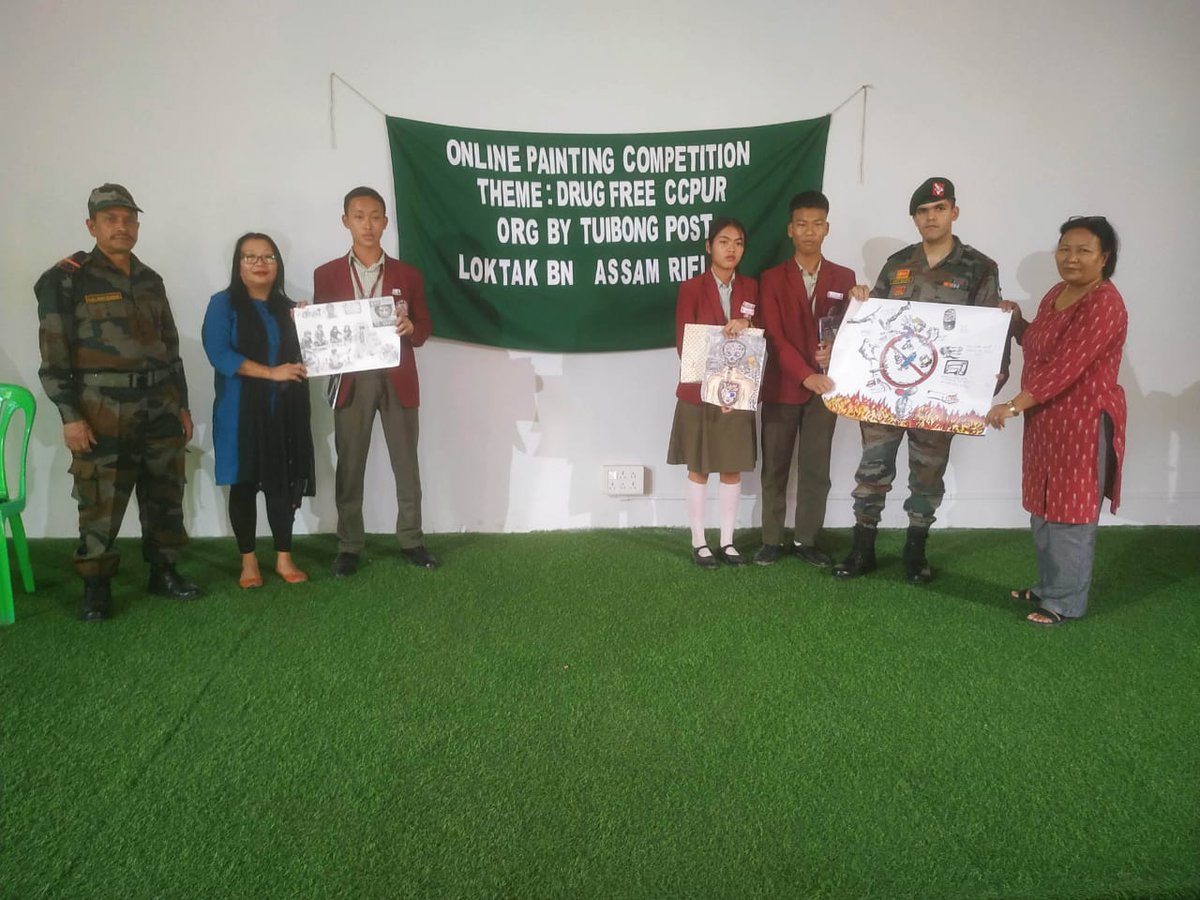 official_dgar's tweet photo. ASSAM RIFLES ORGANISES ONLINE DRAWING COMPETITION IN MANIPUR
Loktak Battalion of #AssamRifles, organised an online drawing competition at Dawn school, Churachandpur, Manipur from 03 April to 11 April 2023. @adgpi @HMOIndia https://t.co/2Wa3Hq1LYd