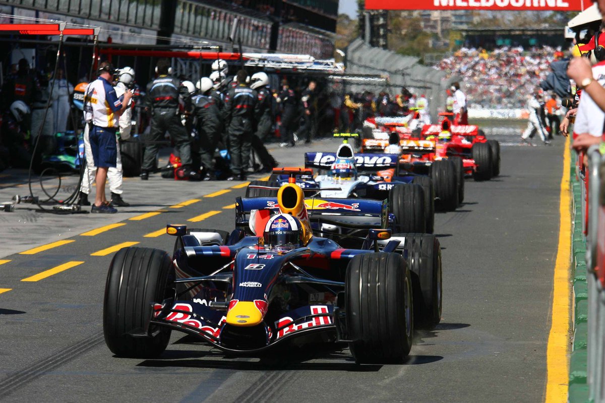 2007 AUSTRALIA David Coulthard, Red Bull-Renault RB3, Albert Park #F1