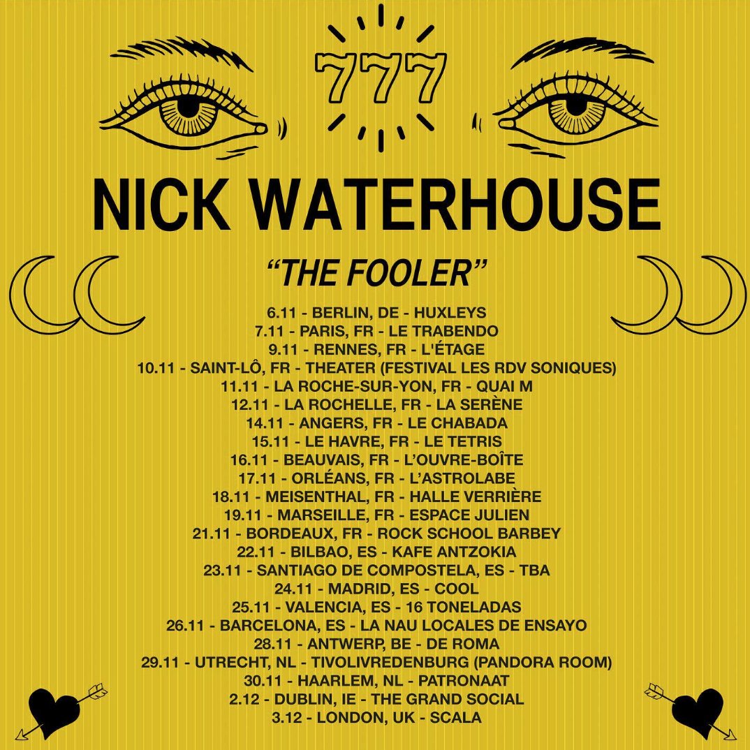 nickwaterhouse's tweet photo. THE FOOLER • INTERNATIONAL🃏 Tickets FRIDAY 🃏 10AM BST https://t.co/CGAbIugkRY
