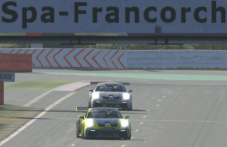 ShuichiroWatan1's tweet photo. やったぜ～✨✨
#Porsche cup in #spafrancorchamps でカップカーで初のポールトゥウイン達成🥇🏆

セットアップはFixedですがベストラップでペース刻めたのは自身につながる一戦です😂

来週の #VLN までカップカーがんばろ💪

#iRacing
#Poletowin https://t.co/WcCvIlTDiB