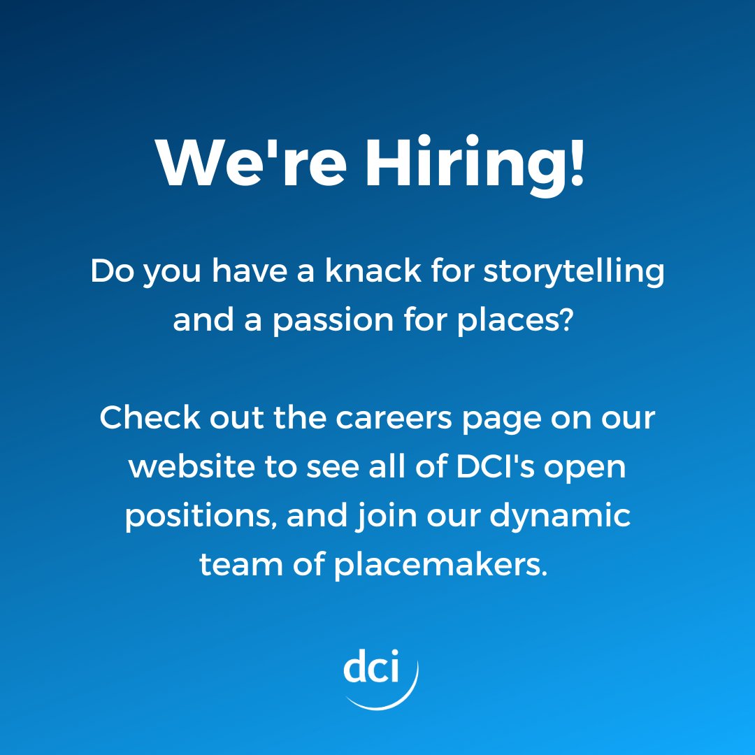 Looking for your next role in #EconomicDevelopment or #DestinationMarketing?

DCI has open roles across #PublicRelations, #DigitalMarketing and Creative #ProjectManagement. 

Learn more at the link below. 
aboutdci.com/careers-at-dci/

#PRJobs #MarketingJobs