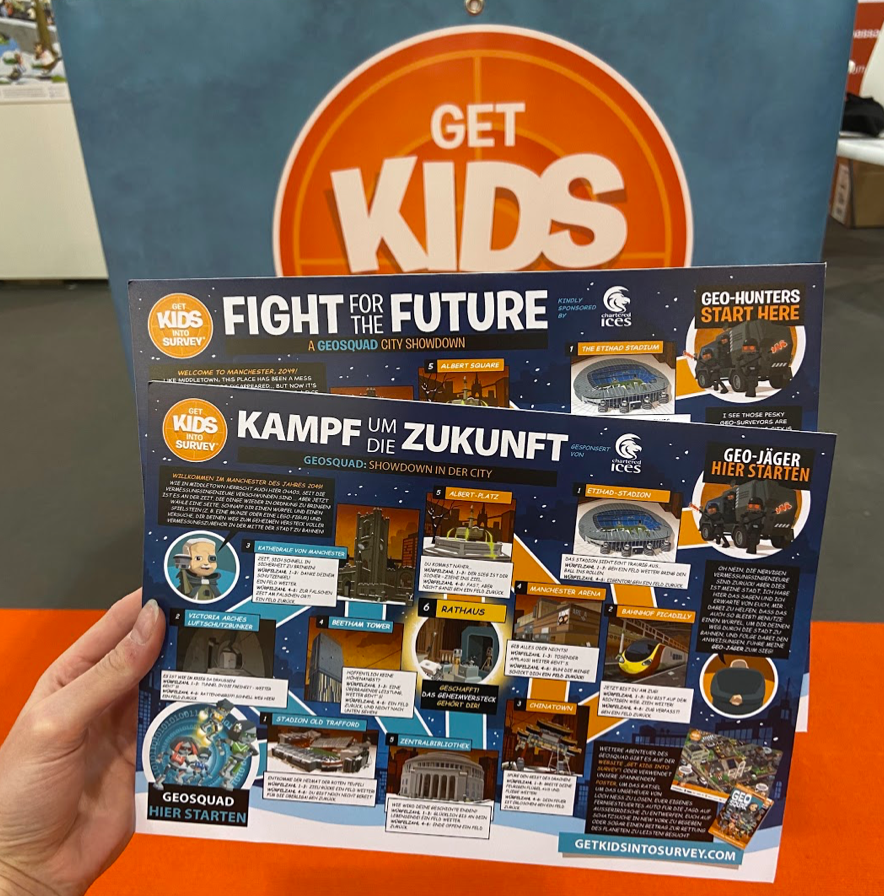 GetKidsintoSurv's tweet photo. For Intergeo last year (which is held in Germany) we had one of our activities translated into German so we could have both languages printed into board games!
We will be returning to Intergeo in October this year. Hope to see you there?
#translatedresources #getkidsintosurvey https://t.co/kT8nt6x881
