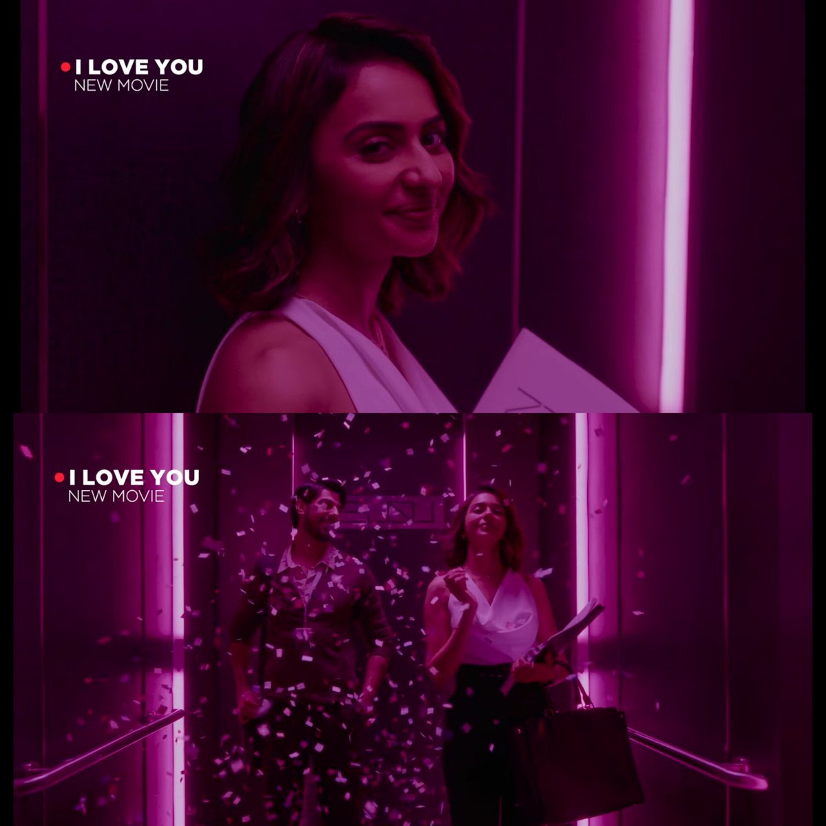 .@Rakulpreet's look in the romantic-thriller #ILoveYou, where she headlines the project again after #Chhatriwali. It will be premiering on @jiostudios at a locked date! Directed by award winning director @iamnm. 
💜 #RakulPreetSingh