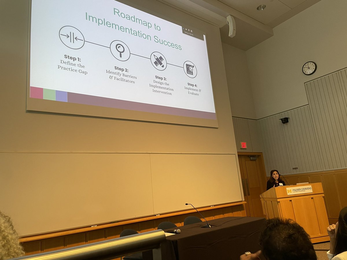 Alex Friedman Peahl (@afriedmanpeahl) on Twitter photo <a href="/MichelleHMoniz/">Michelle Moniz</a> shares the #implementationscience roadmap for improving the NTSV cesarean rate across <a href="/Ob_Initiative/">The Obstetrics Initiative (OBI)</a> hospitals.
Huge variation in implementation determinants drives clinical outcomes - and provides a rich opportunity for improvement! <a href="/MichelleHMoniz/">Michelle Moniz</a> shares the #implementationscience roadmap for improving the NTSV cesarean rate across <a href="/Ob_Initiative/">The Obstetrics Initiative (OBI)</a> hospitals.
Huge variation in implementation determinants drives clinical outcomes - and provides a rich opportunity for improvement!