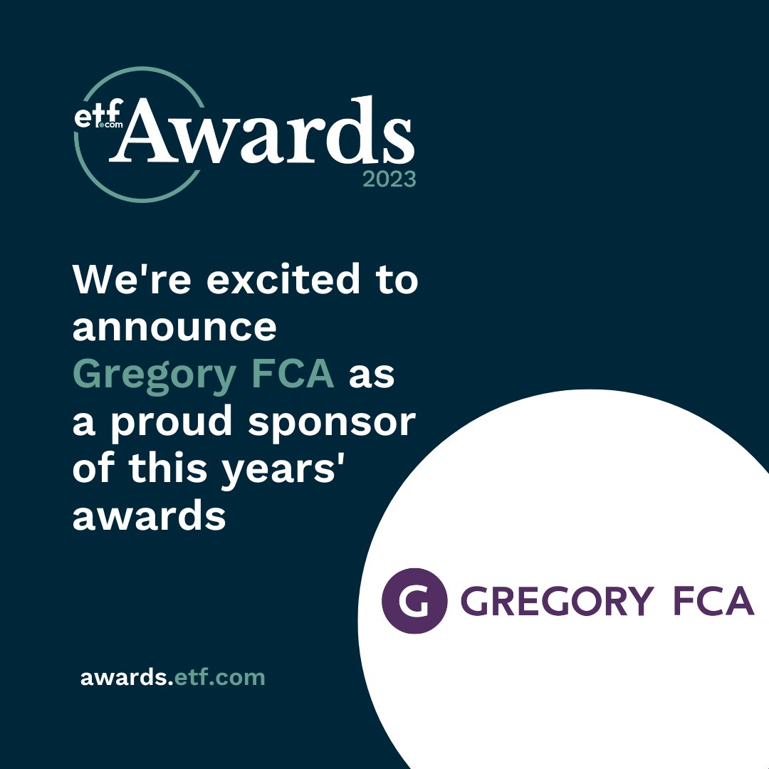 etfcom's tweet photo. We're thrilled to announce that @GregoryFCA is joining us as a proud sponsor of the upcoming @etfcom Awards 2023!
 
We look forward to putting on an unforgettable event highlighting the incredible achievements of the ETF community. https://t.co/X0DWaeBCXt #etfcomAwards2023 https://t.co/1EvOmhWd8j