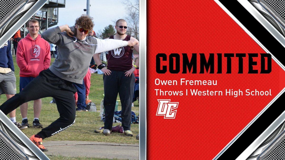 UOlivetXCTF's tweet photo. We would like to welcome Owen Fremeau from Parma, MI to the Olivet Track Family. Owen will be a big contributor in the throwing events. Go Comets‼️☄️

#GoComets  #StrongerThanMost #ThrowinComets https://t.co/NZKiLi2Ika
