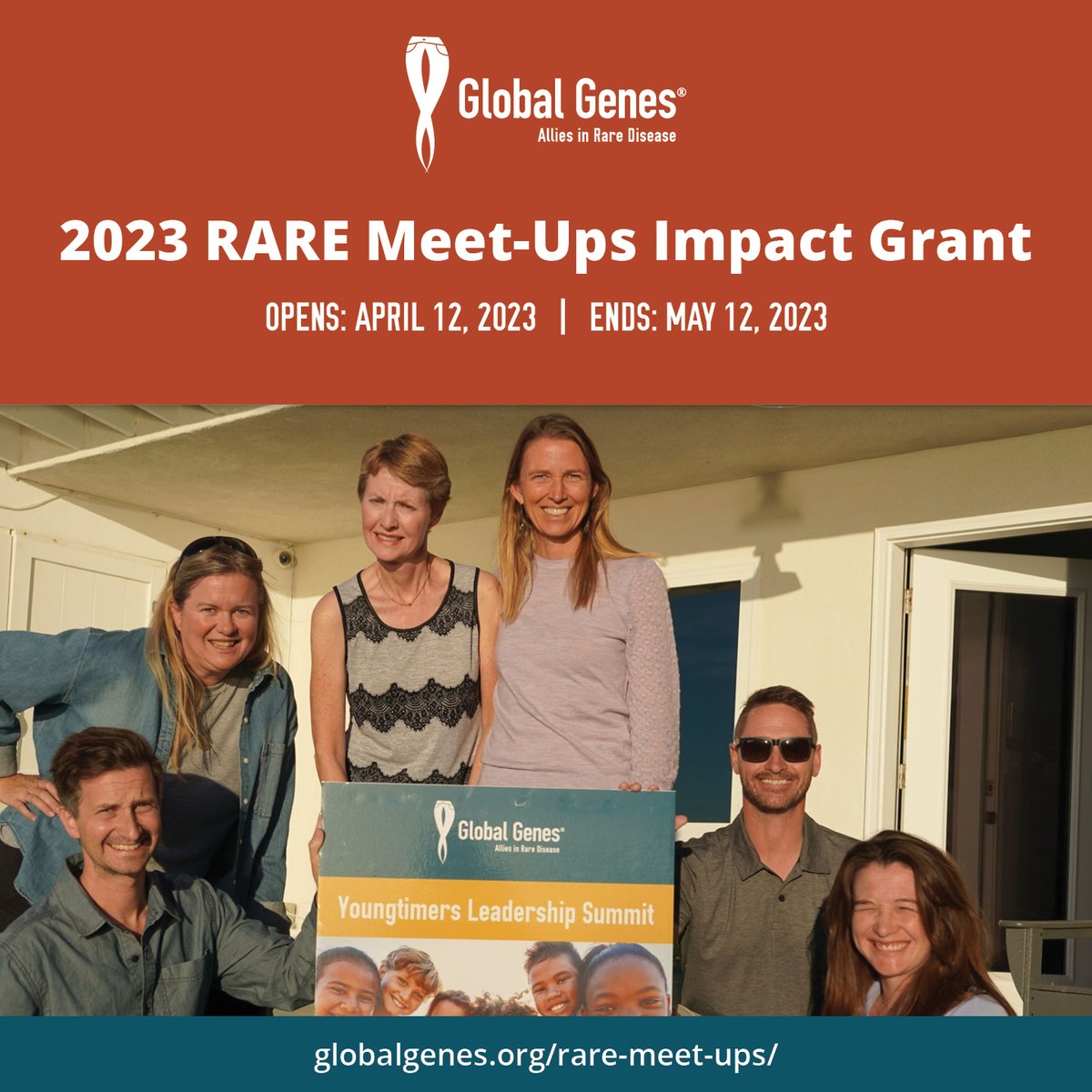 GlobalGenes's tweet photo. Planning an in person meet-up? Apply now for The RARE Meet-Ups Impact Grant! Open to members of the Global Advocacy Alliance, this grant will provide financial support, marketing, and other resources. For more: https://t.co/I2XGxJJESV
#RAREMeetUp #GlobalGenes #RAREGrant https://t.co/WiibFuggNe