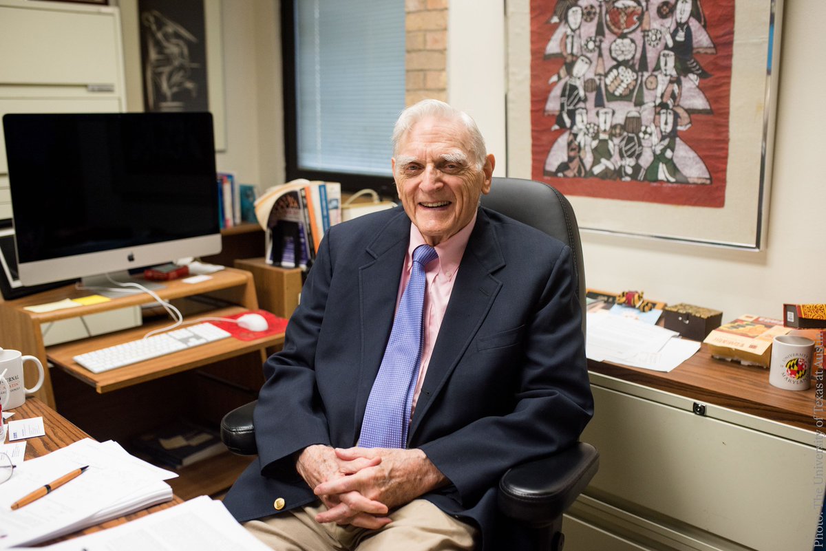 NobelPrize's tweet photo. "We compete against problems, not against people."

John B. Goodenough is the oldest person ever to receive a #NobelPrize - he was 97.

Watch our interview with him, where we talked to the extraordinary chemistry laureate about life, science and love: https://t.co/C6vX6zh826 https://t.co/nefMQoEI8n