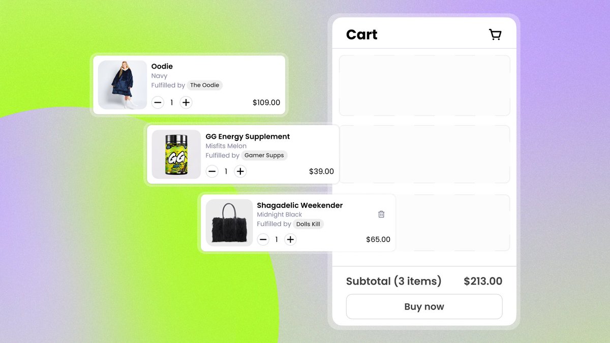 New this week:

🛒 Multi-product, multi-store checkout

You can now enable users to add multiple products from different brands to a cart and checkout all in one go.

docs.rye.com/changelog/intr…