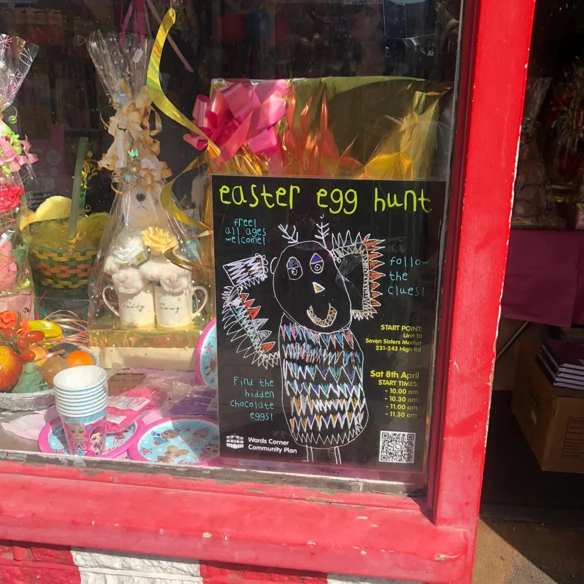 Wards_Corner's tweet photo. Amazing Saturday at our Easter Egg hunt – stopping pesky corporate developers from hoarding all the chocolate💰

Big❤️to all who came along, the amazing local businesses that took part &amp; our volunteers☀️

Register as a supporter for updates + events: https://t.co/RfZZTvubDj https://t.co/bR4xeT55Z5