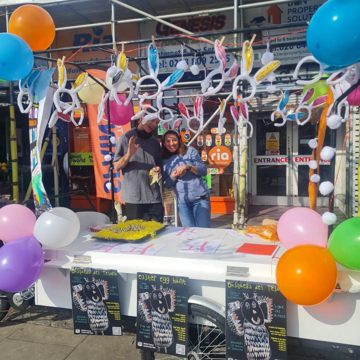 Wards_Corner's tweet photo. Amazing Saturday at our Easter Egg hunt – stopping pesky corporate developers from hoarding all the chocolate💰

Big❤️to all who came along, the amazing local businesses that took part &amp; our volunteers☀️

Register as a supporter for updates + events: https://t.co/RfZZTvubDj https://t.co/bR4xeT55Z5