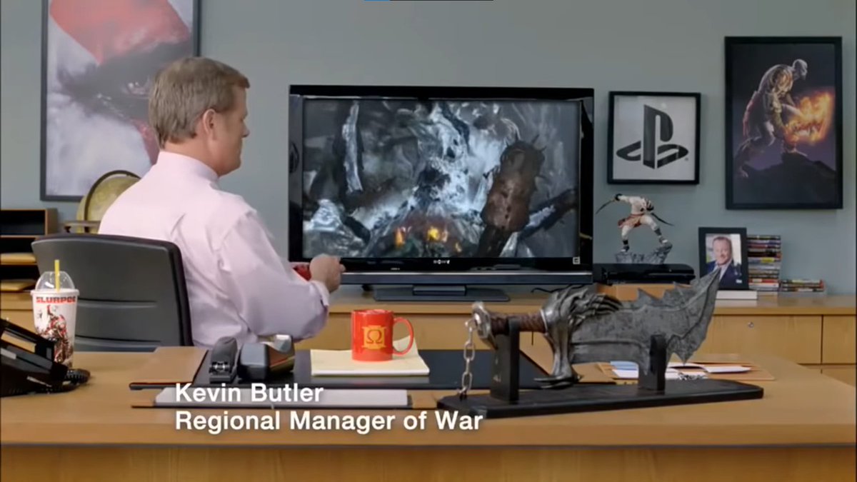 SonyCharactersF's tweet photo. The Sony Character of the Day is:
Kevin Butler
From: It Only Does Everything (PlayStation 3 Advertisement Campaing)

#SonyCharacteroftheDay #PlayStation #ItOnlyDoesEverything #PS3 #PlayStation3 #JerryLambert https://t.co/geFq5HDfCo