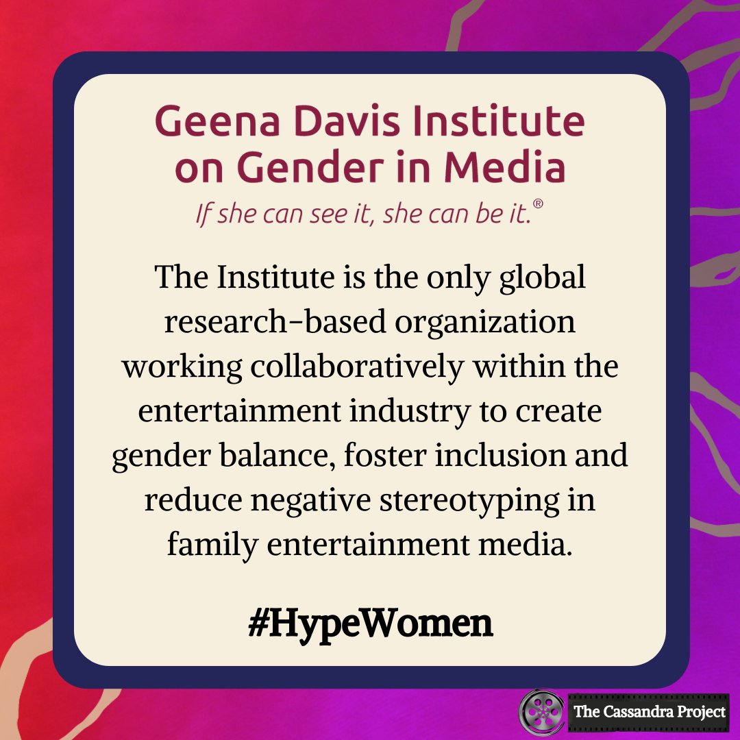Cassandra_Films's tweet photo. We love the work @MissingPerspec @VitalVoices  @GeenaDavisOrg  are doing to elevate women's voices.

What are some of your favorite orgs in this space? https://t.co/5actnbPv05