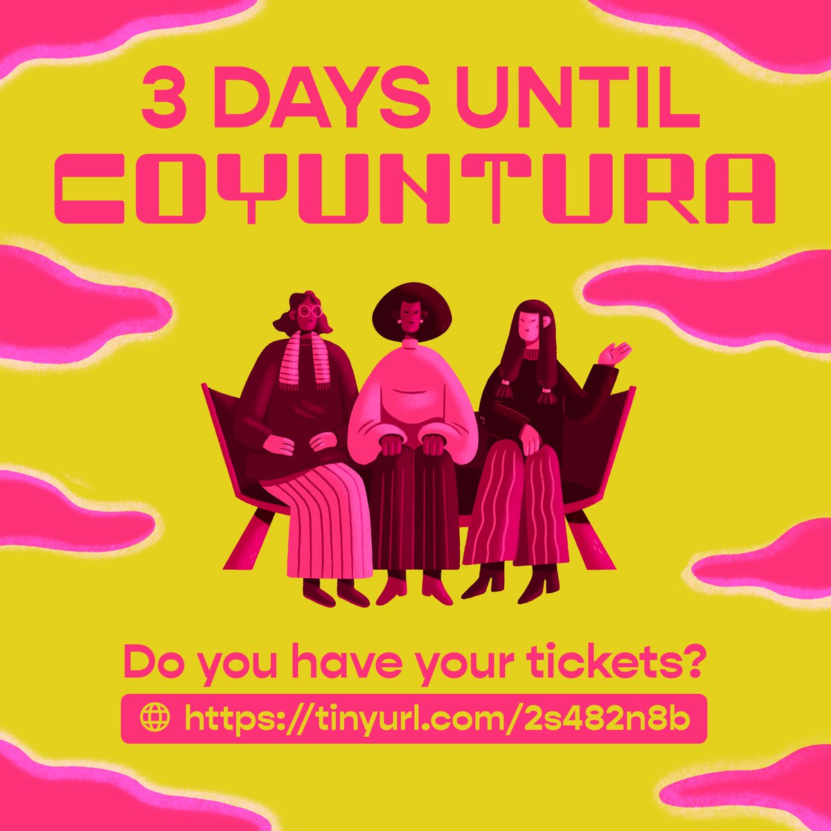 📢 3 DAYS! 📢

#YVRArts: There’s still time to grab a pass to #Coyuntura2023, April 15-16, presented with SFU Woodward’s Cultural Programs!

🎟️ eventbrite.ca/e/coyuntura-20…