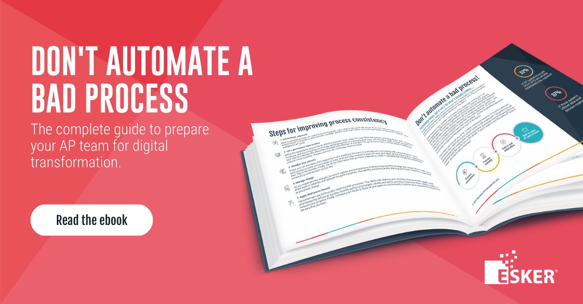🤔Did you know that more than 3/4 of #AP departments have some form of #automation?

➡️Interested in learning how you can automate your process the correct way? Check out our #ebook to assess the efficiency of your AP function: ow.ly/eH0J50NF8SG