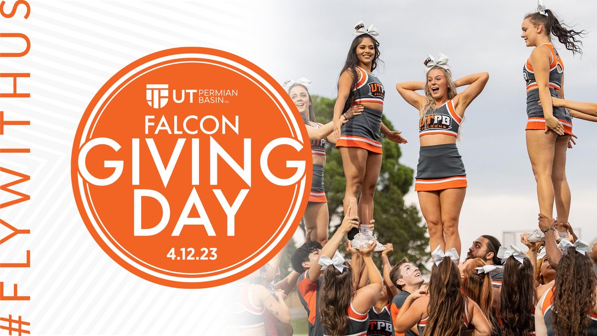 Want to see our campus grow? Put your dollars toward the UTPB Campus Enhancement Fund. Big things are happening with our upcoming campus renovation.  Click the link in our bio or visit utpb.edu/givingday and #FlyWithUs TODAY!!