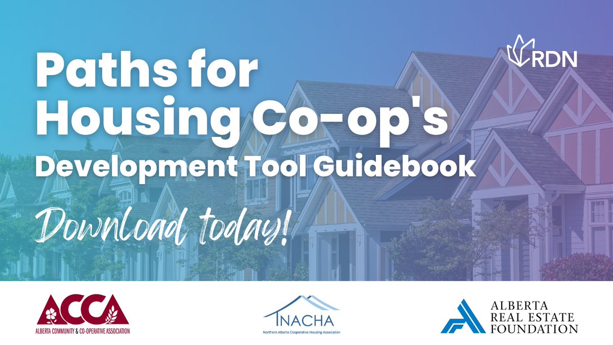 Are you looking to start a housing co-op? Check out our guidebook, financial toolkit and research report! Get free strategies &amp; tools: ow.ly/EVu550NkGPB

In partnership with <a href="/CoopAlberta/">Alberta Community & Co-operative Association</a> &amp; the Northern Alberta Cooperative Housing Association &amp; funded by <a href="/arefabca/">Alberta Real Estate Foundation</a>.