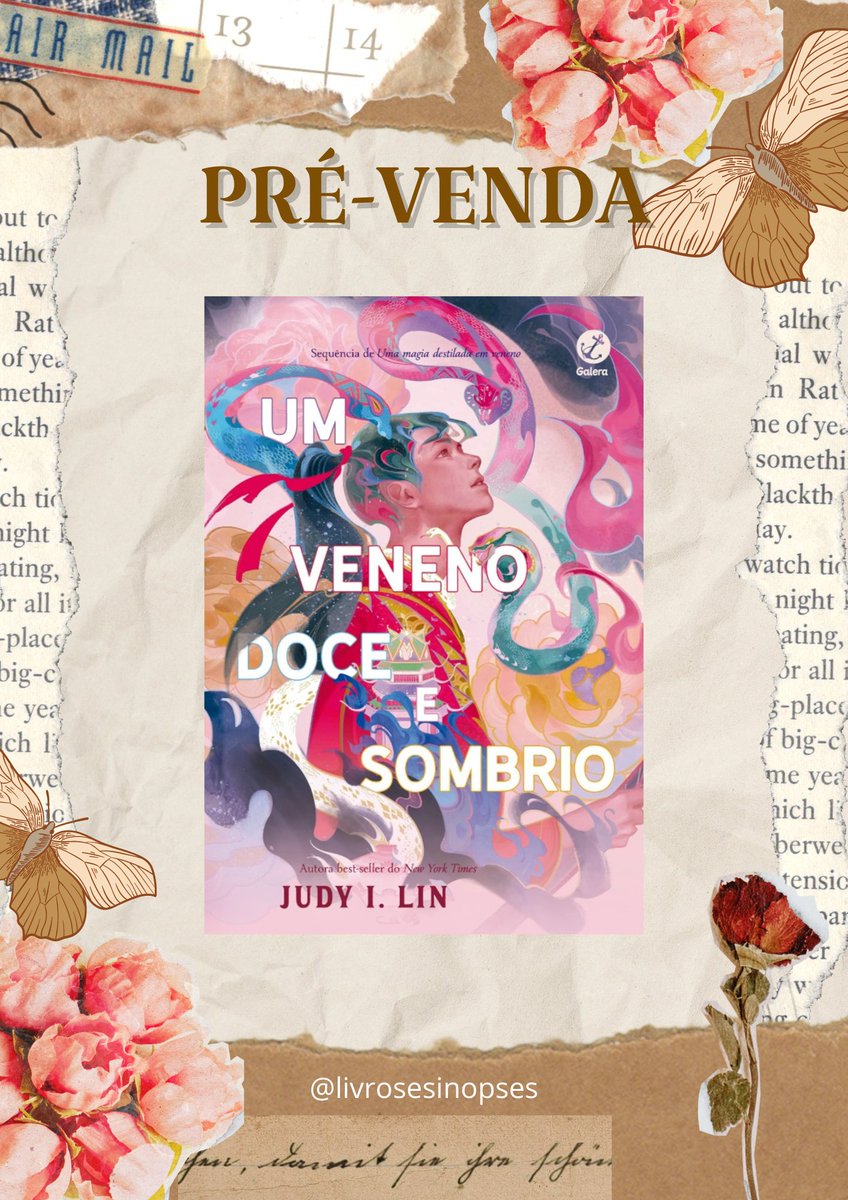 alipicanco's tweet photo. Vem aí: "Um veneno doce e sombrio"
💐 A conclusão da duologia "Os livros do Chá".
💐 Lançamento 5 de maio
💐 Pré-venda (livro + brindes): https://t.co/qfshGanuP9
#books #booktwt #editorarecord #JudyILin https://t.co/ltL39xlQJx