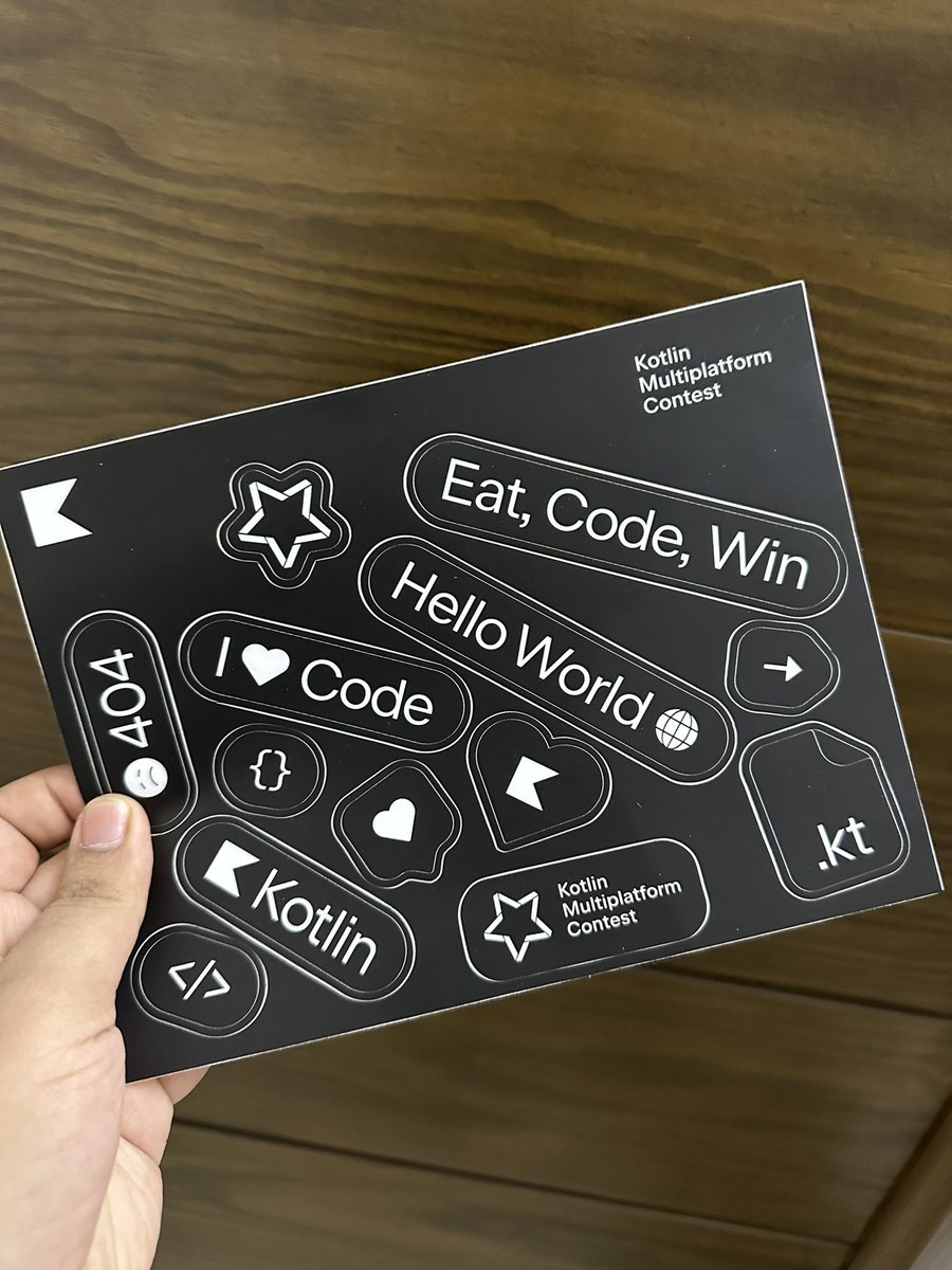 kashif_mehmood_'s tweet image. Couldn’t make it to #kotlinconf but got these amazing stickers and T-shirt from @kotlin. Thanks @jetbrains and @kotlin .
#multiplatform #kotlindev #androiddev #jetpackcompose